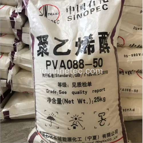 Sinopec Polyvinyl Alkohol PVA 088-50 untuk pasta kain